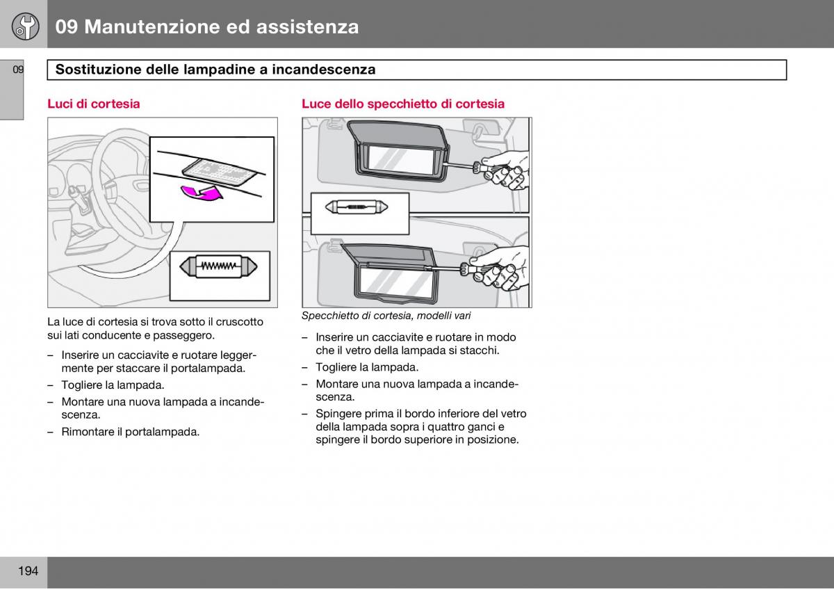 Volvo S60 I 1 manuale del proprietario / page 195