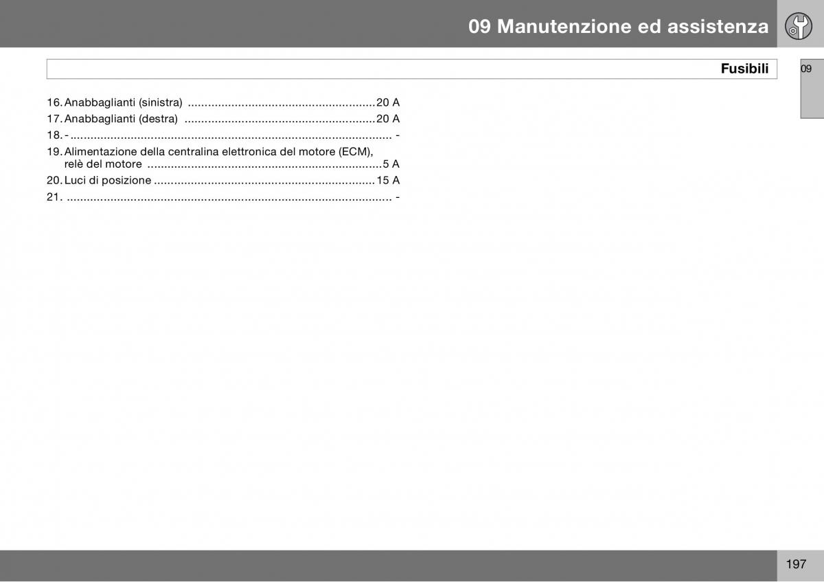 Volvo S60 I 1 manuale del proprietario / page 198