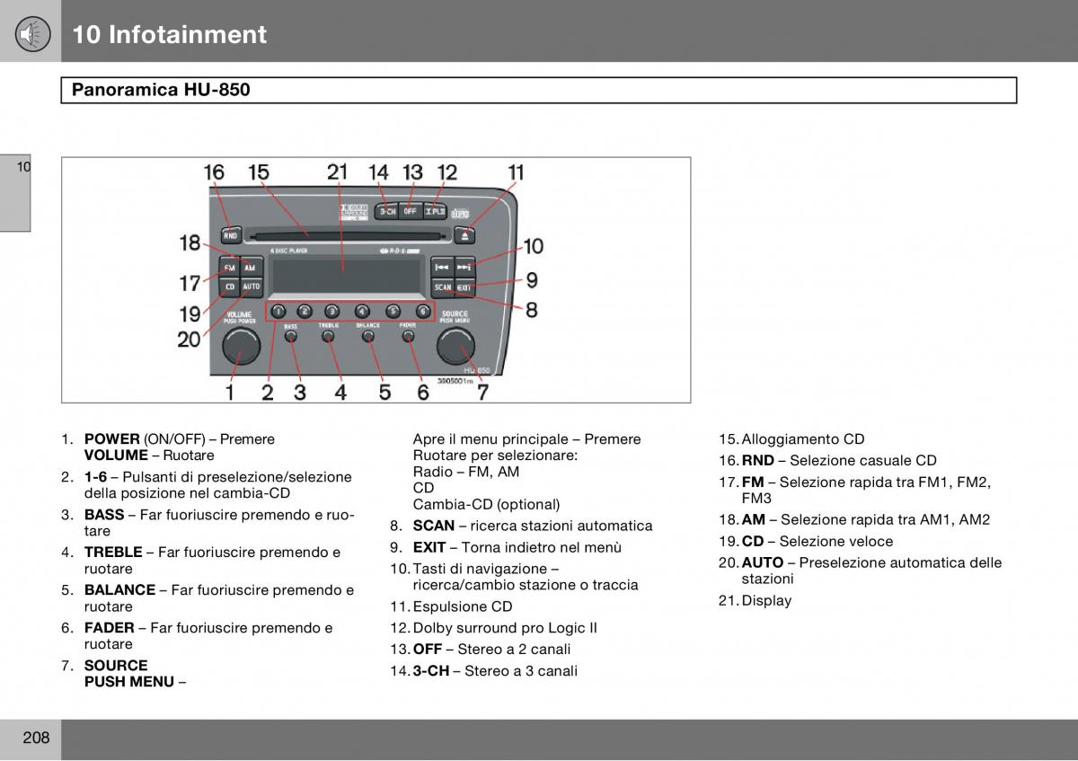 Volvo S60 I 1 manuale del proprietario / page 209