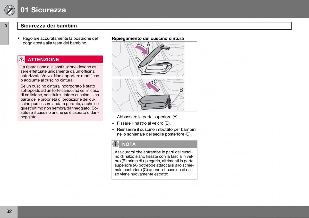 Volvo S60 I 1 manuale del proprietario / page 33