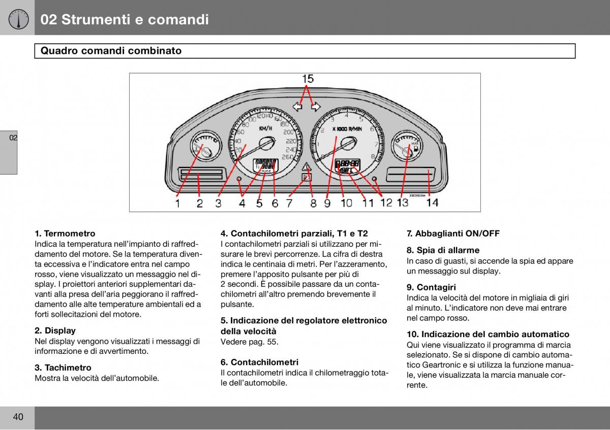 Volvo S60 I 1 manuale del proprietario / page 41