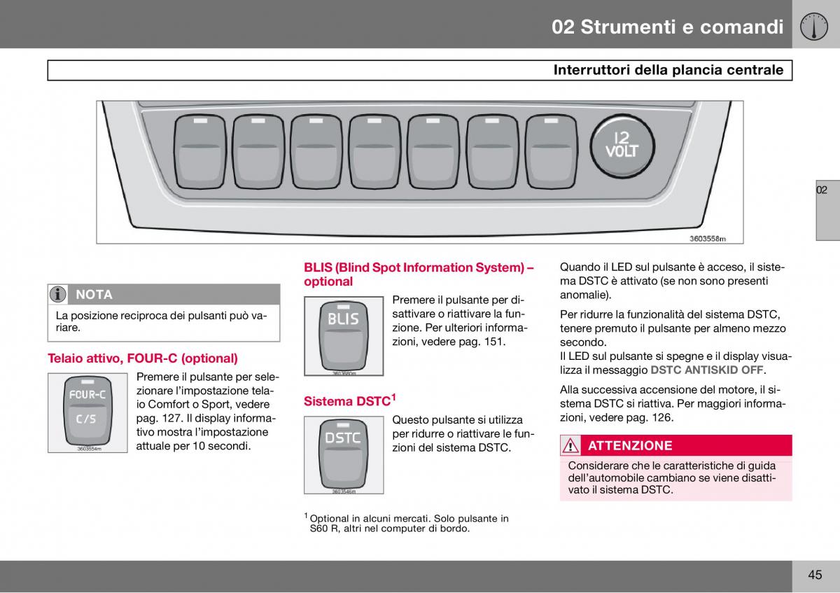 Volvo S60 I 1 manuale del proprietario / page 46