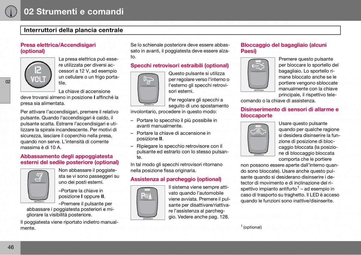 Volvo S60 I 1 manuale del proprietario / page 47