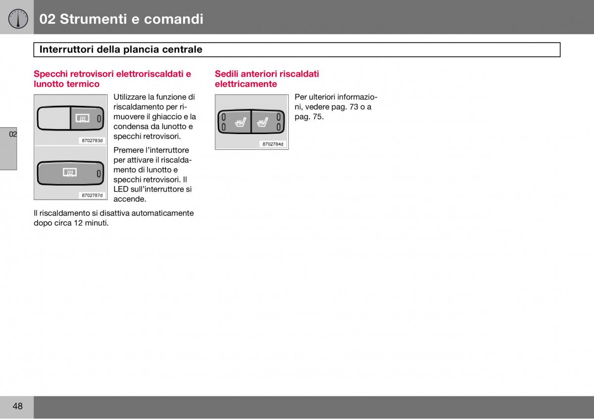 Volvo S60 I 1 manuale del proprietario / page 49