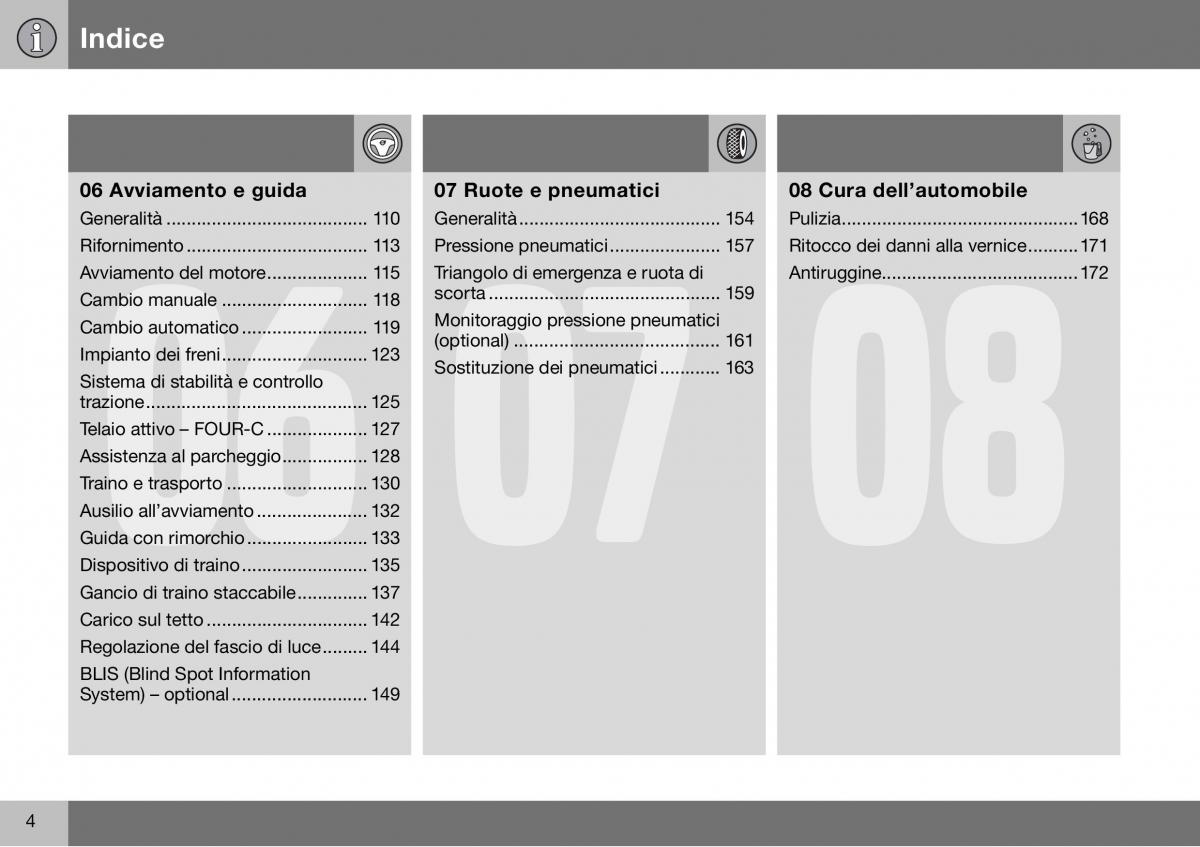 Volvo S60 I 1 manuale del proprietario / page 5