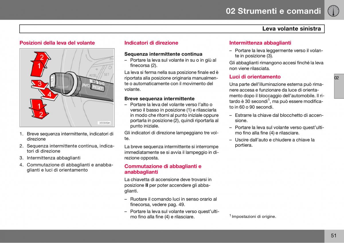 Volvo S60 I 1 manuale del proprietario / page 52