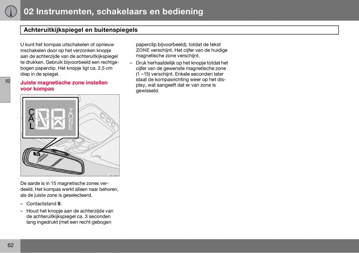 Volvo S60 I 1 handleiding / page 63