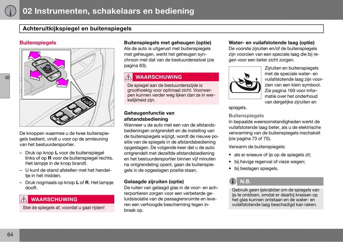 Volvo S60 I 1 handleiding / page 65