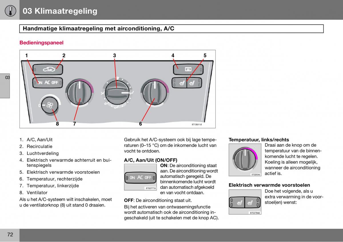 Volvo S60 I 1 handleiding / page 73