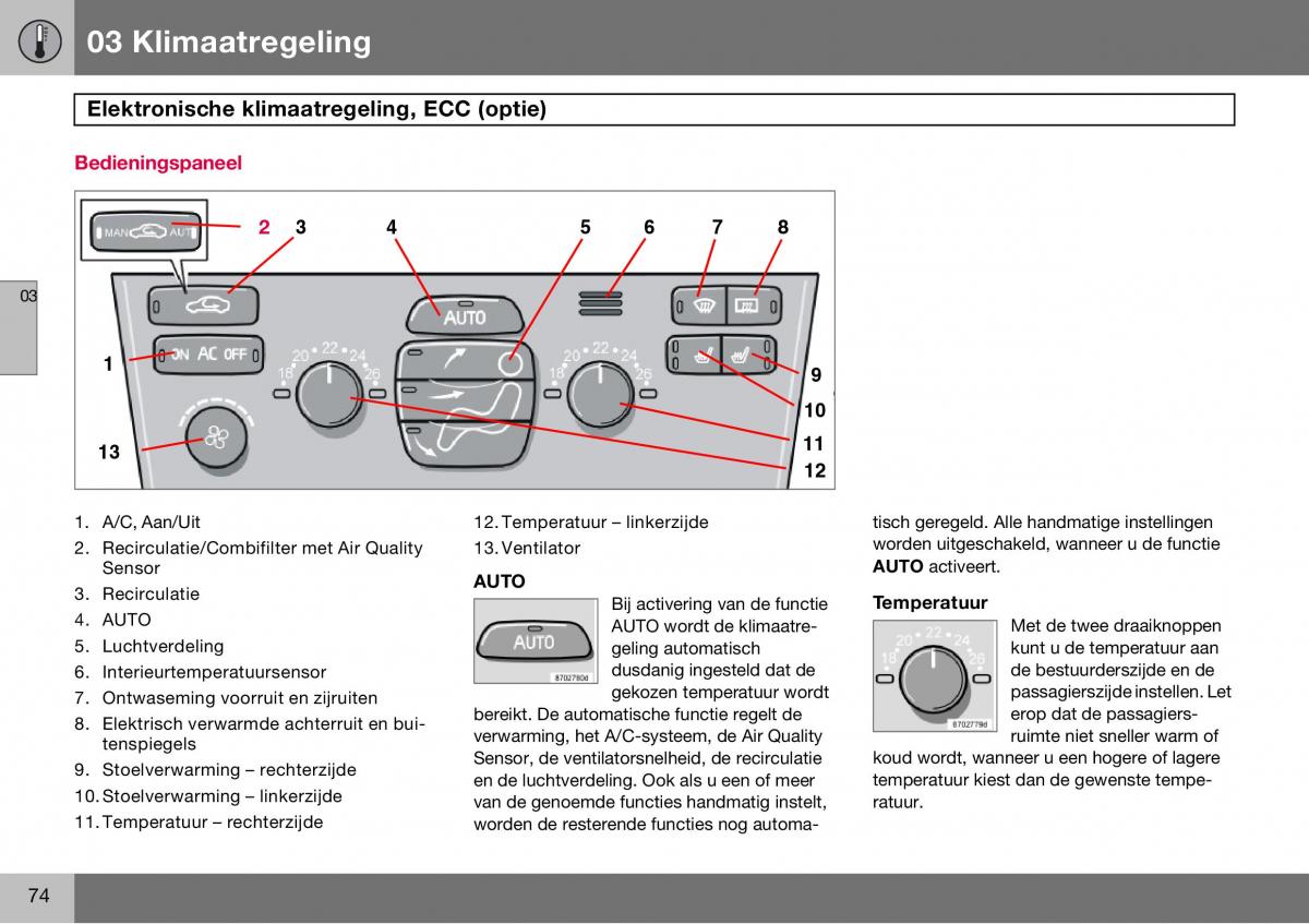 Volvo S60 I 1 handleiding / page 75