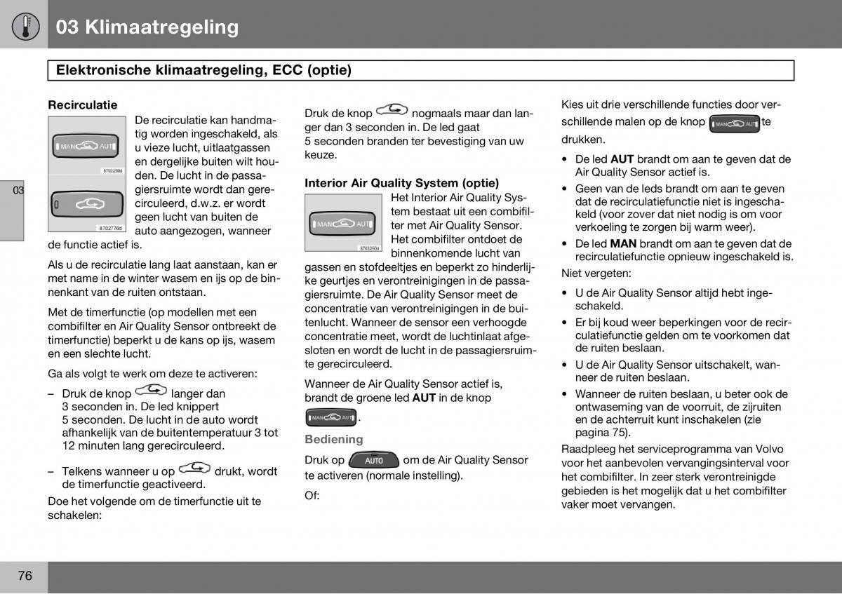 Volvo S60 I 1 handleiding / page 77