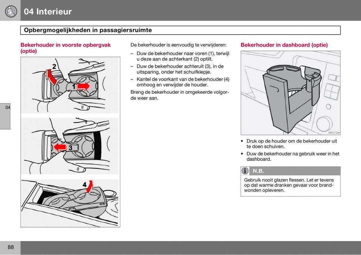 Volvo S60 I 1 handleiding / page 89