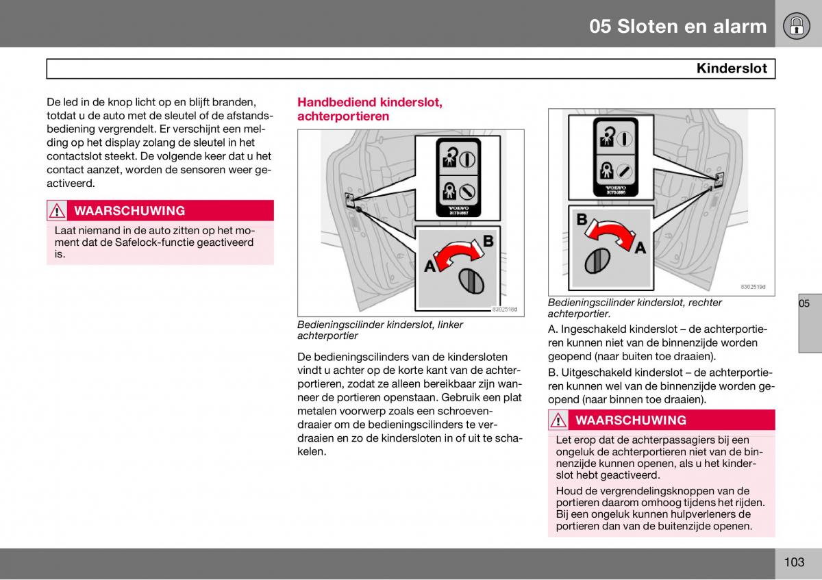 Volvo S60 I 1 handleiding / page 104