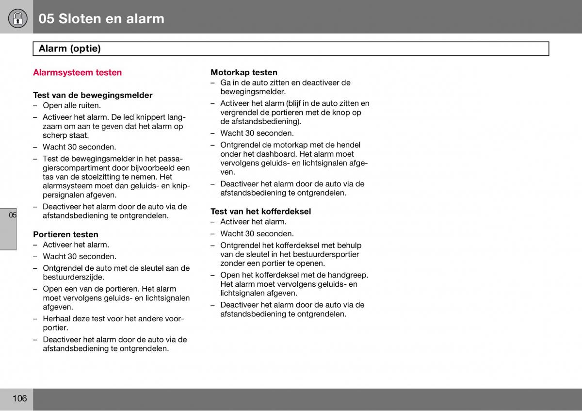 Volvo S60 I 1 handleiding / page 107