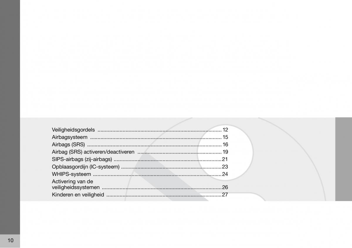 Volvo S60 I 1 handleiding / page 11