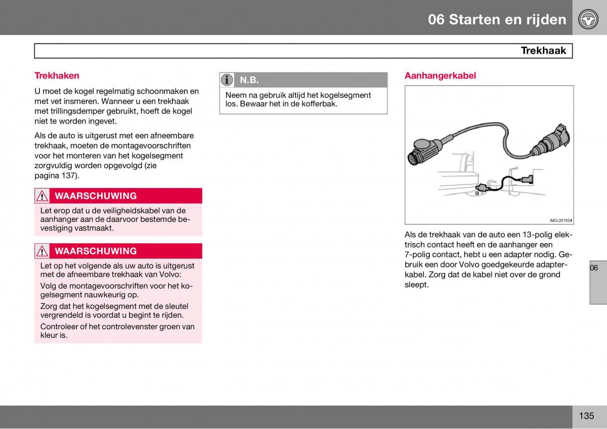 Volvo S60 I 1 handleiding / page 136