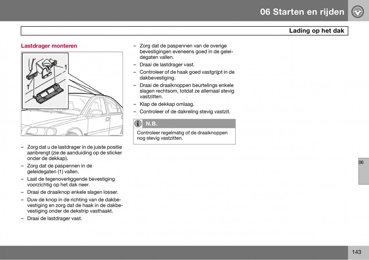 Volvo S60 I 1 handleiding / page 144