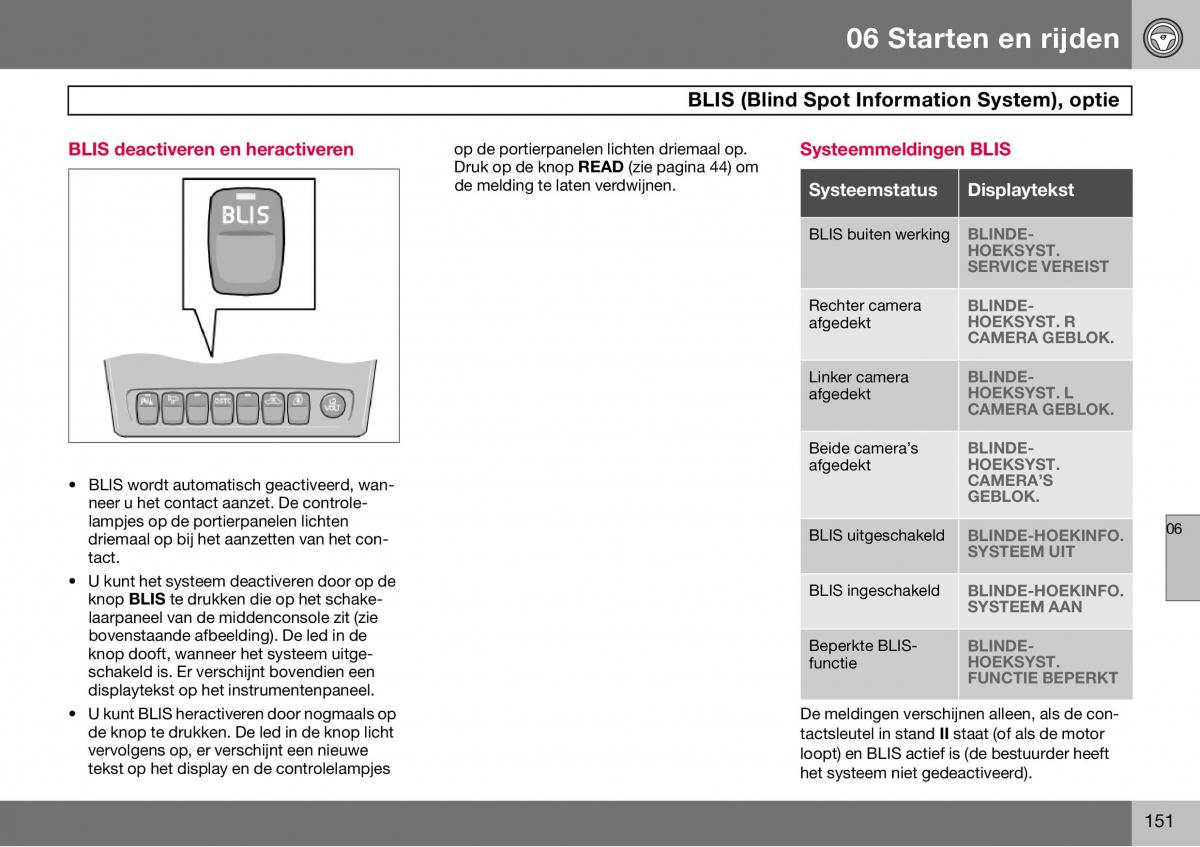 Volvo S60 I 1 handleiding / page 152