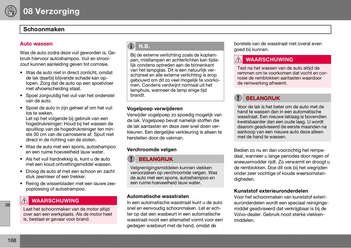 Volvo S60 I 1 handleiding / page 169