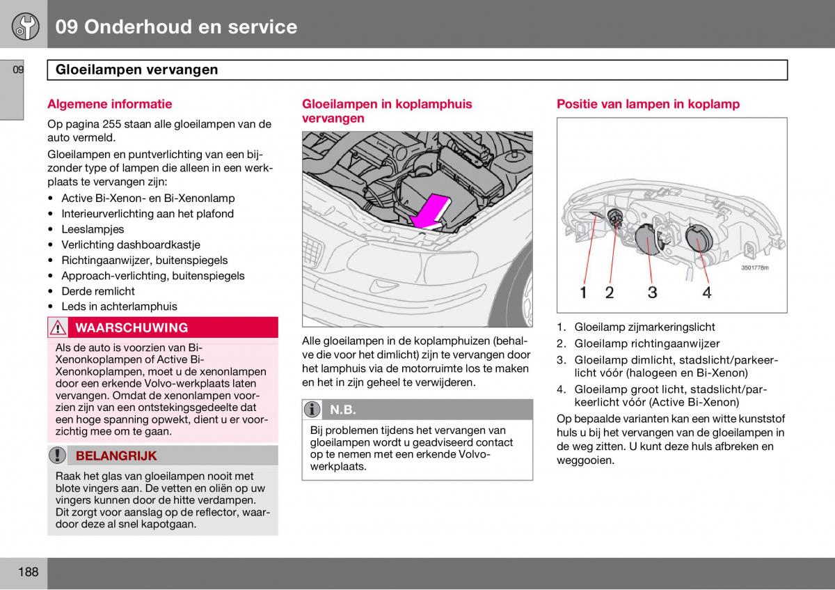 Volvo S60 I 1 handleiding / page 189