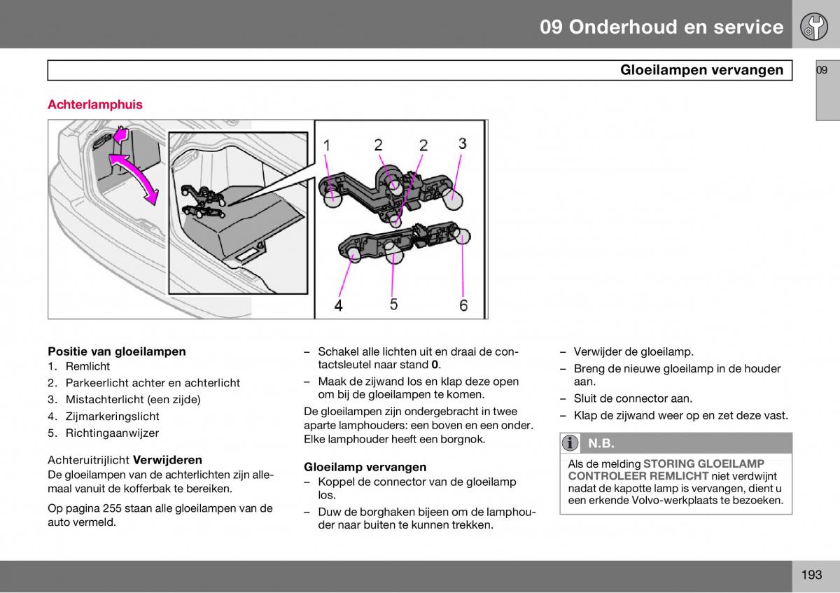 Volvo S60 I 1 handleiding / page 194