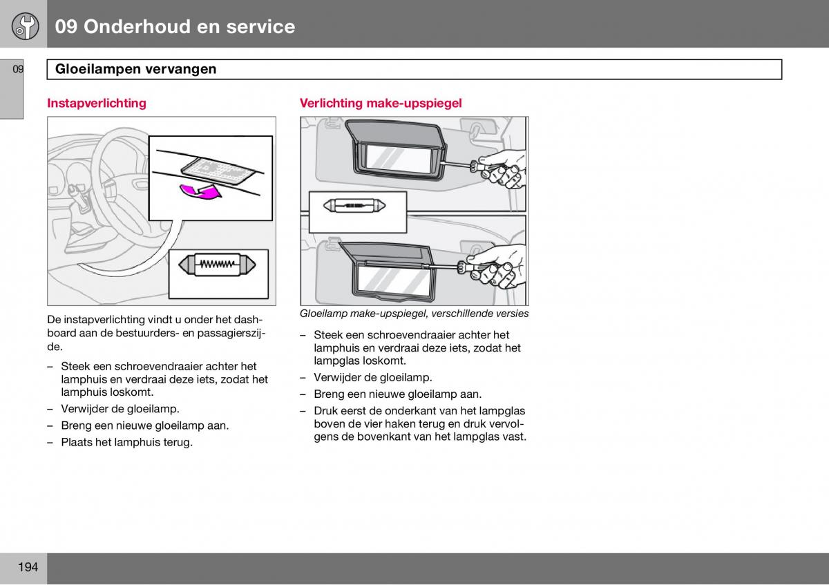 Volvo S60 I 1 handleiding / page 195