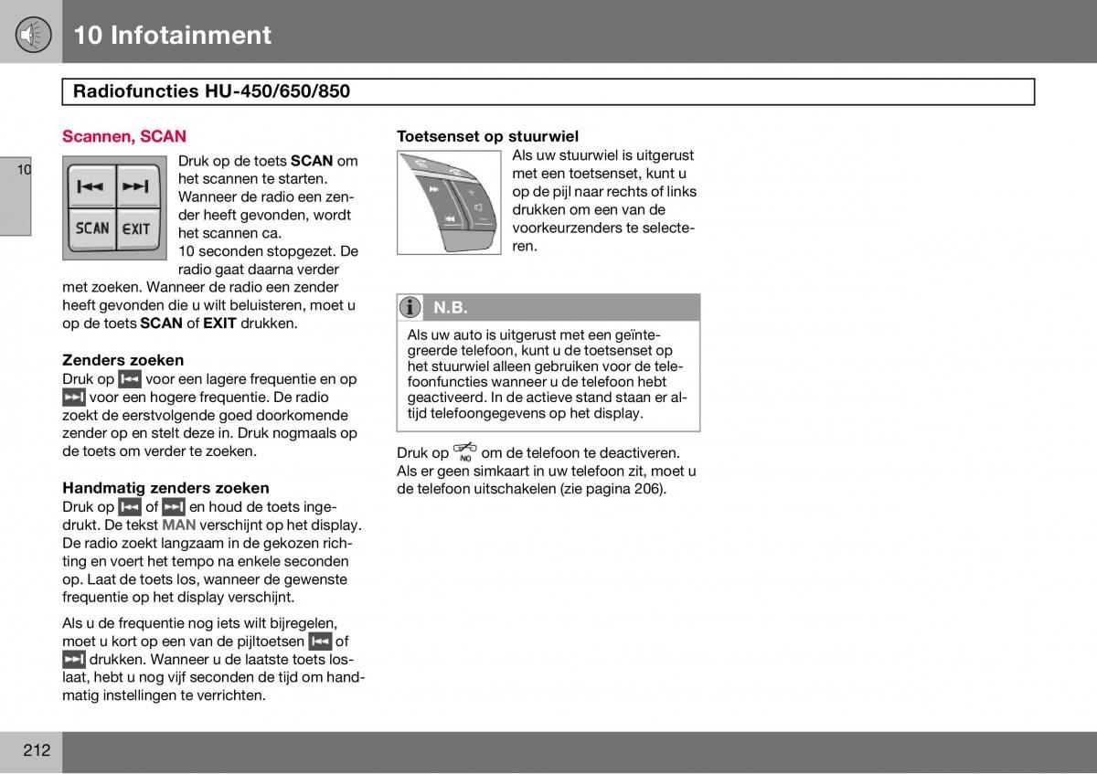 Volvo S60 I 1 handleiding / page 213