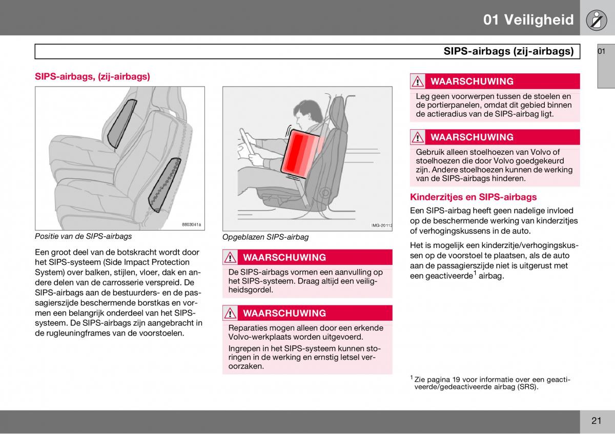 Volvo S60 I 1 handleiding / page 22