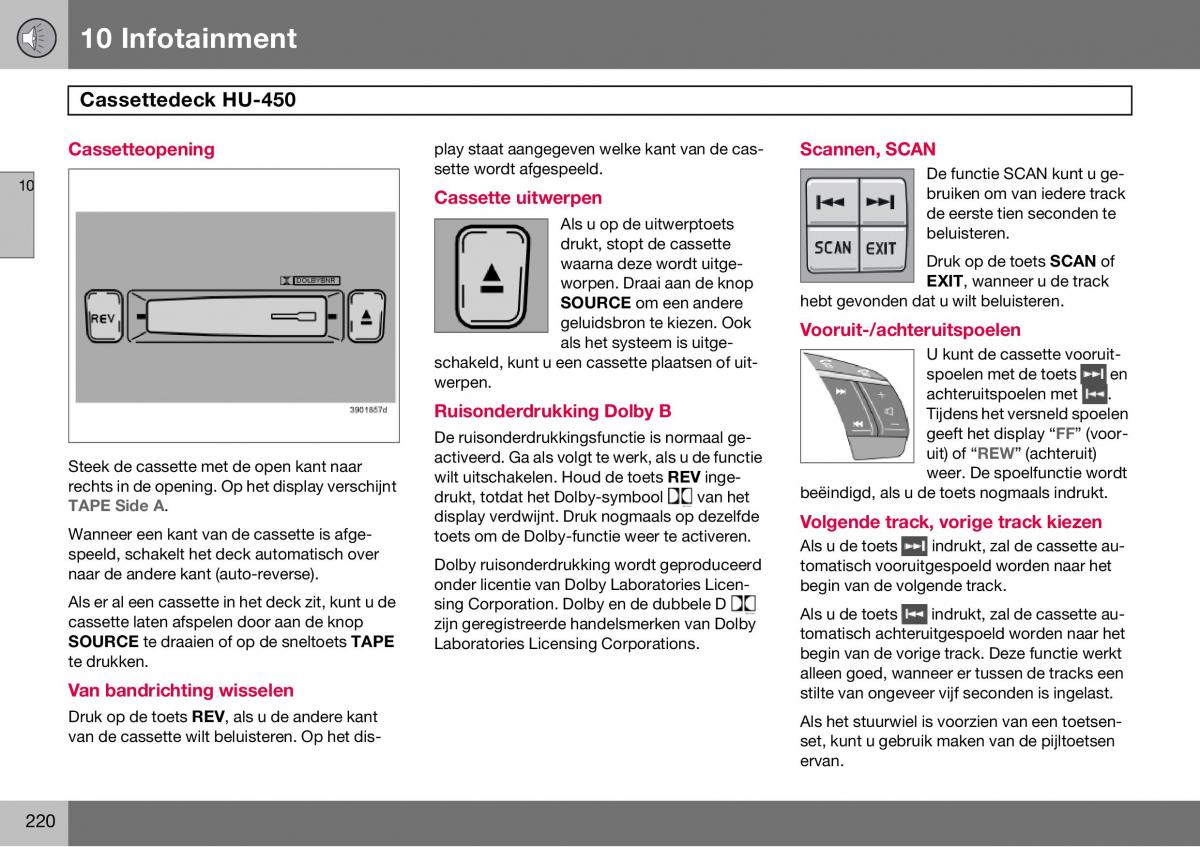 Volvo S60 I 1 handleiding / page 221