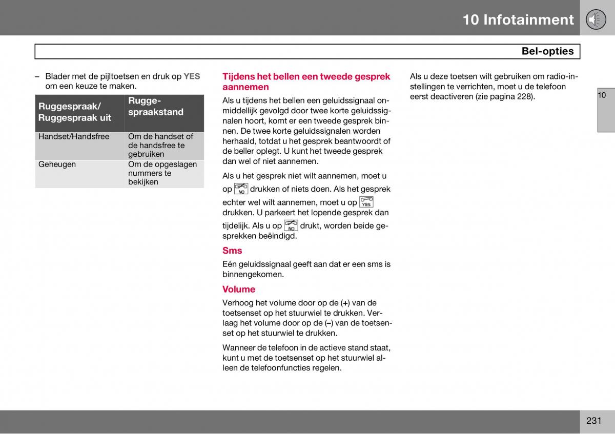 Volvo S60 I 1 handleiding / page 232