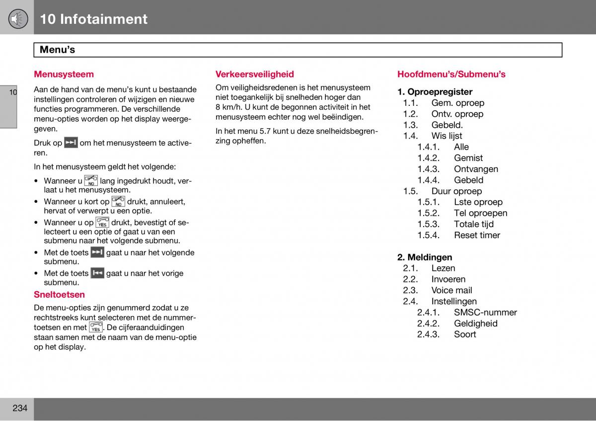 Volvo S60 I 1 handleiding / page 235