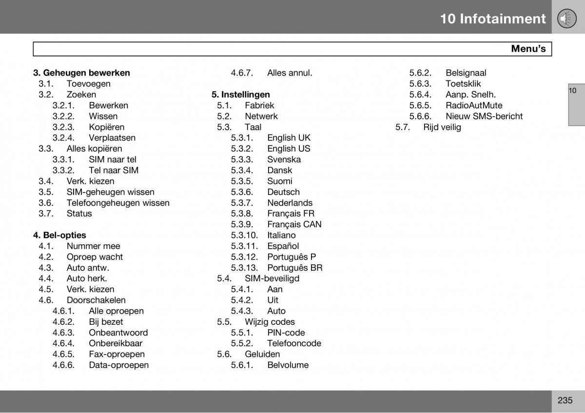 Volvo S60 I 1 handleiding / page 236