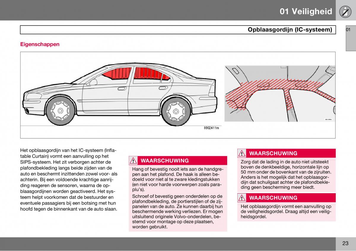 Volvo S60 I 1 handleiding / page 24