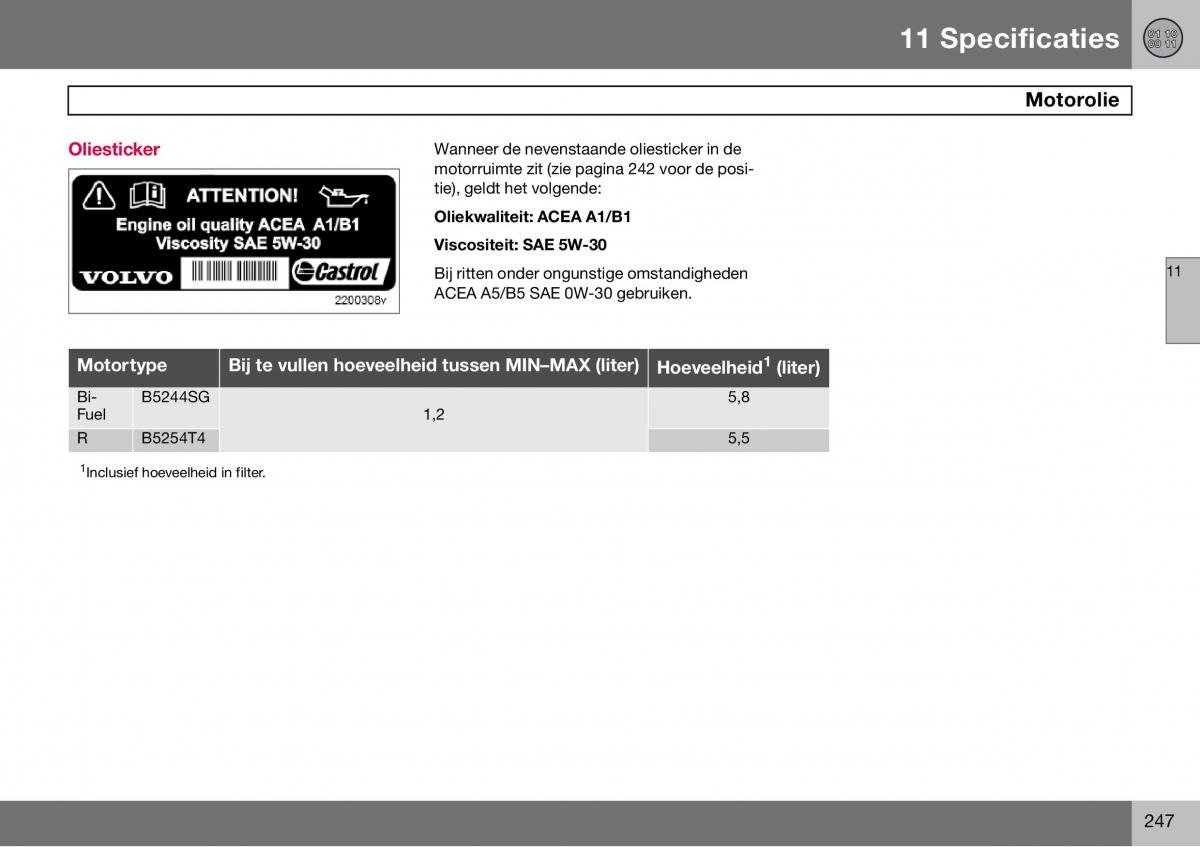 Volvo S60 I 1 handleiding / page 248