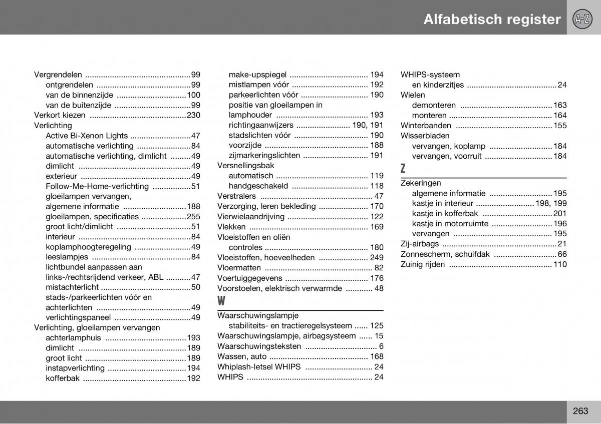 Volvo S60 I 1 handleiding / page 264