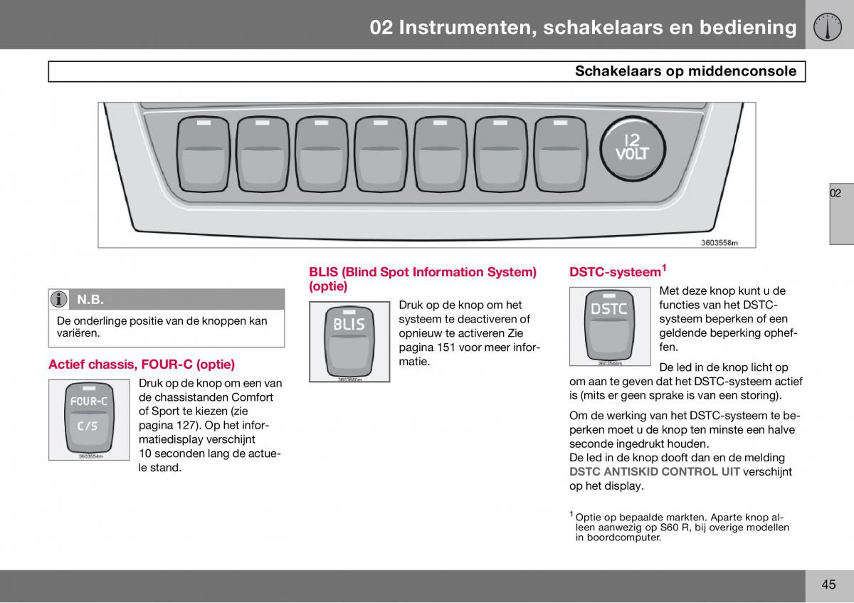 Volvo S60 I 1 handleiding / page 46