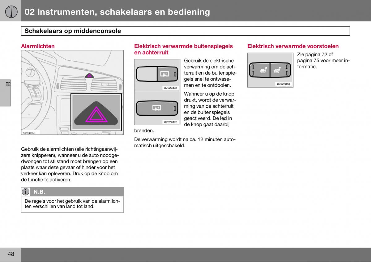 Volvo S60 I 1 handleiding / page 49