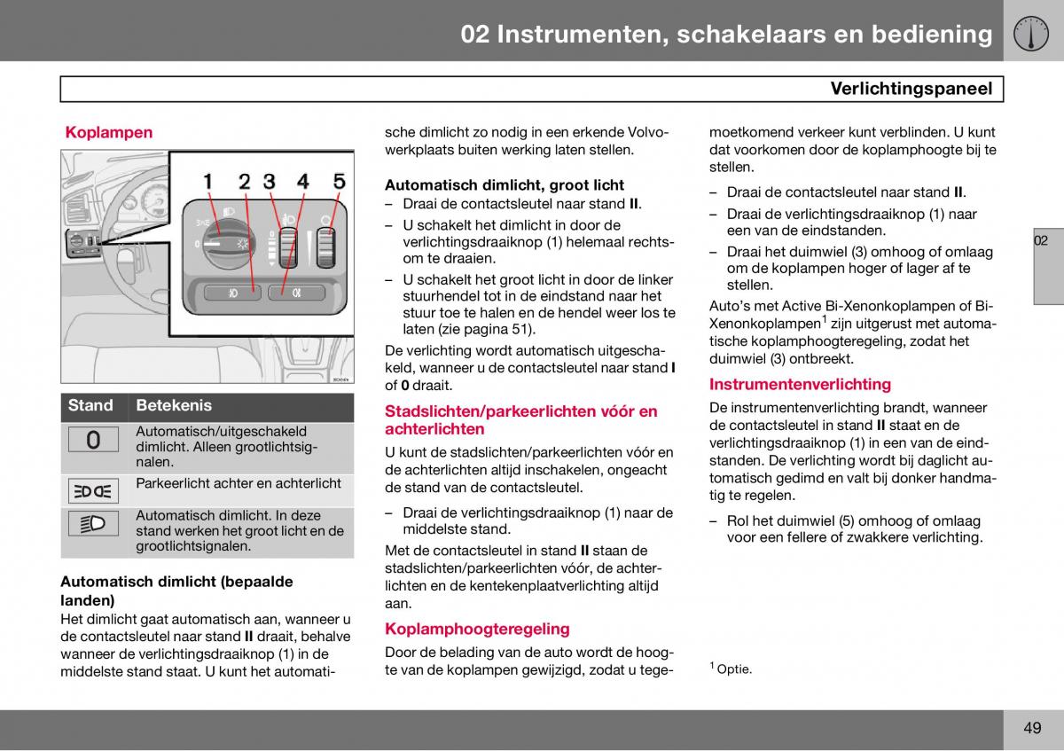 Volvo S60 I 1 handleiding / page 50