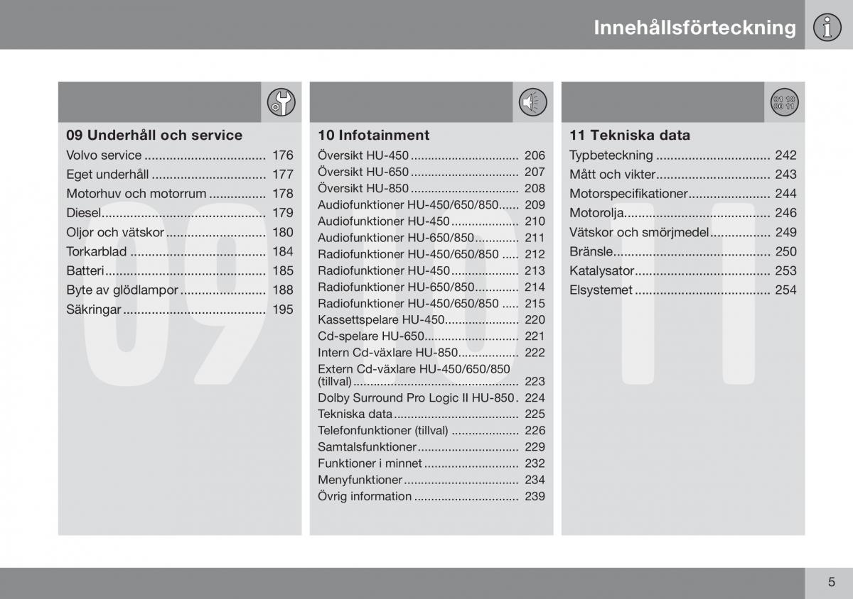 Volvo S60 I 1 instruktionsbok / page 6