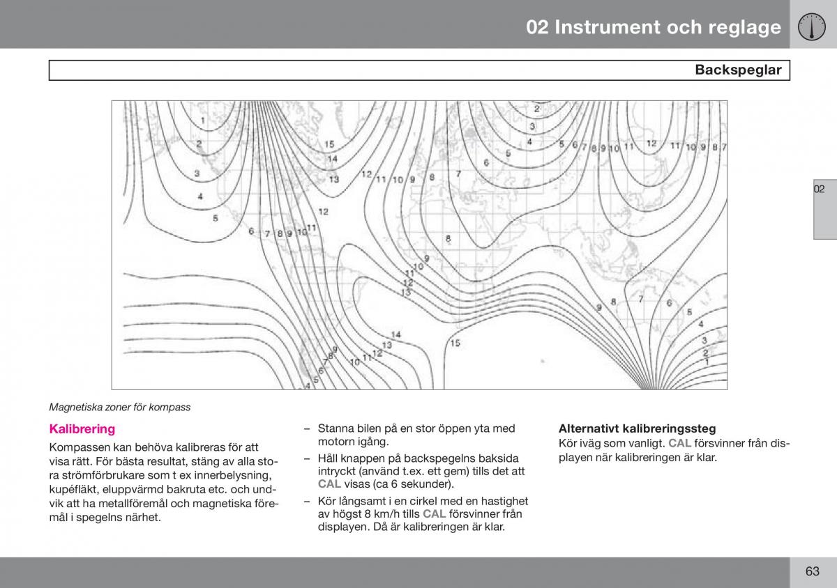 Volvo S60 I 1 instruktionsbok / page 64