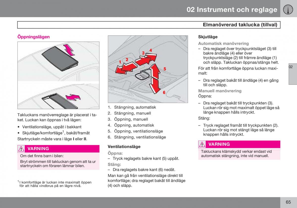 Volvo S60 I 1 instruktionsbok / page 66