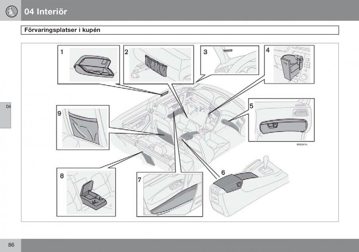 Volvo S60 I 1 instruktionsbok / page 87