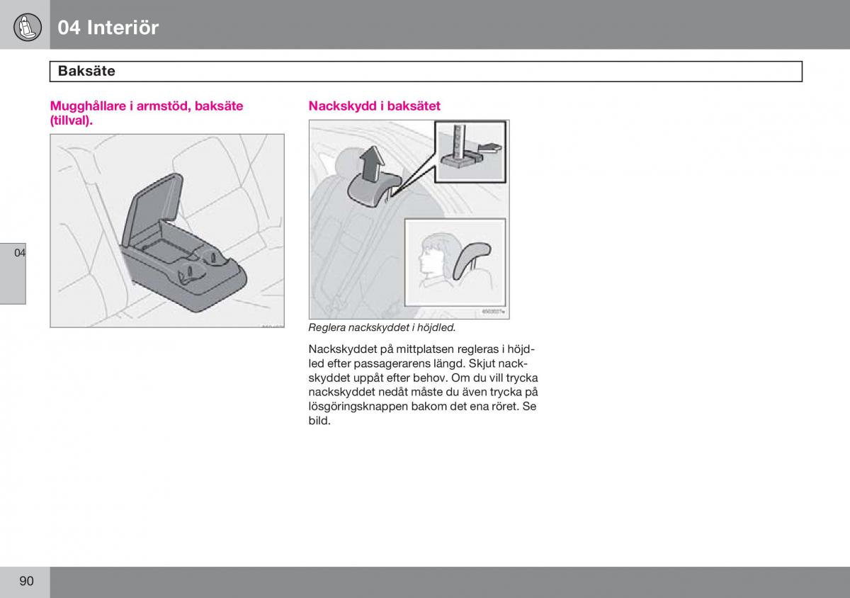 Volvo S60 I 1 instruktionsbok / page 91