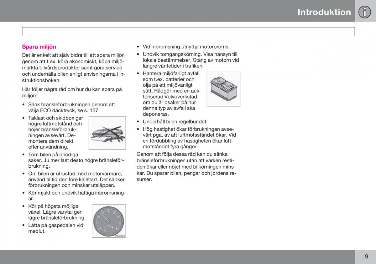 Volvo S60 I 1 instruktionsbok / page 10