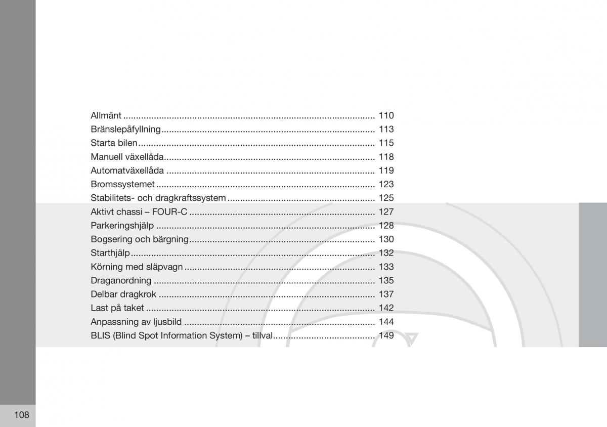 Volvo S60 I 1 instruktionsbok / page 109