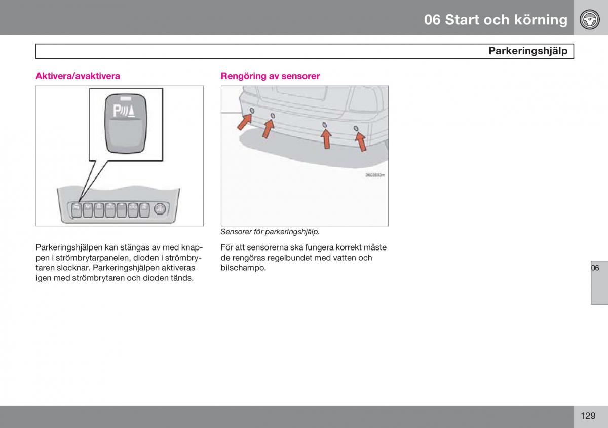 Volvo S60 I 1 instruktionsbok / page 130