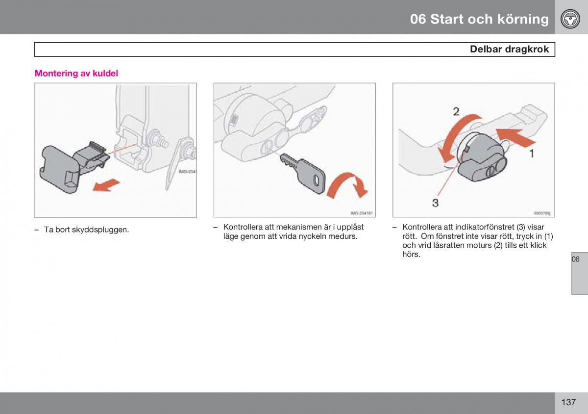 Volvo S60 I 1 instruktionsbok / page 138