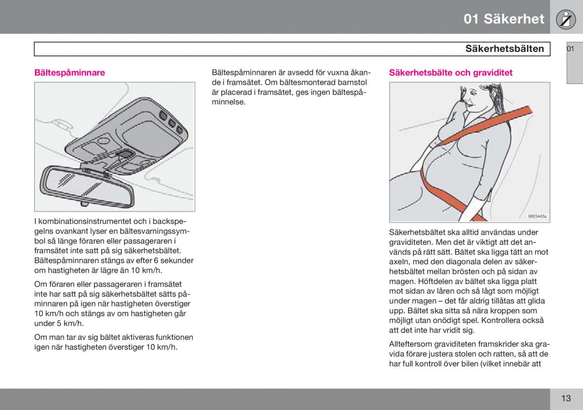 Volvo S60 I 1 instruktionsbok / page 14