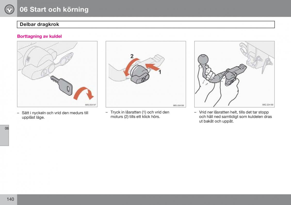 Volvo S60 I 1 instruktionsbok / page 141