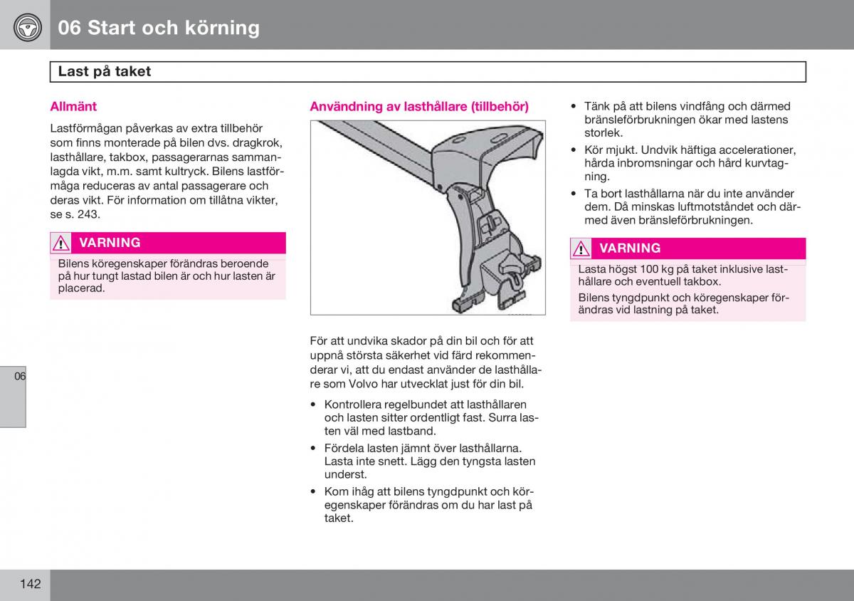 Volvo S60 I 1 instruktionsbok / page 143